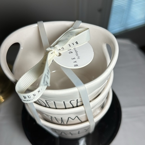 Rae Dunn condiment dish set- Tasty, Delish, Yum - Picture 9 of 9